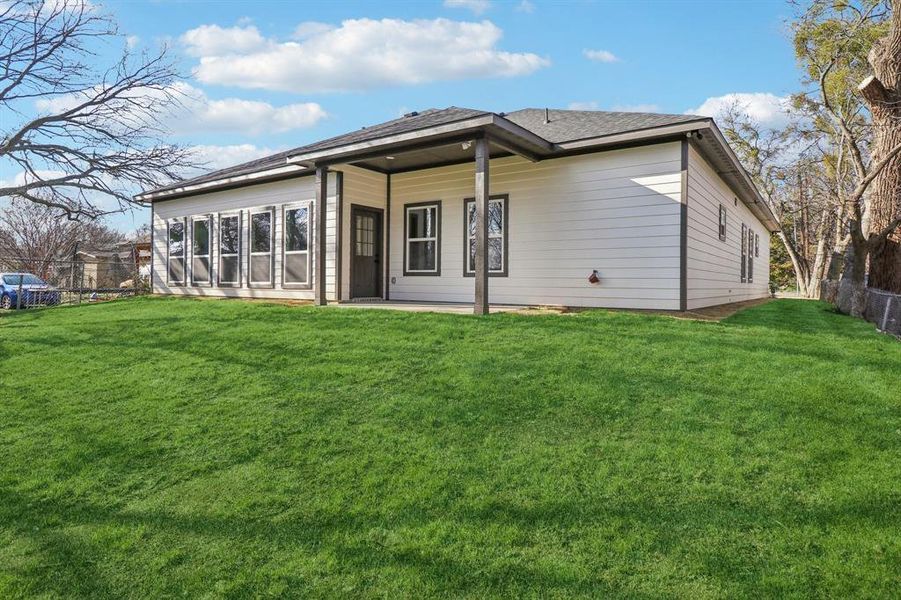 Exterior details and patio area of a home in , Lancaster (Image 20). Exterior details and patio area of a home in , Lancaster (Image 20).