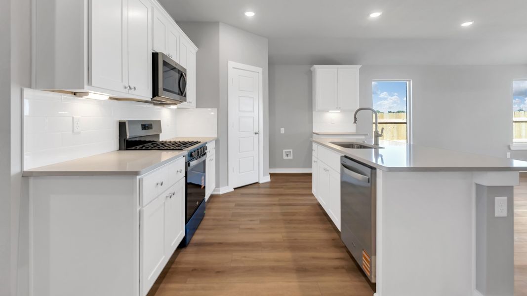 Furnished interior view inside a new home in Overlook West, Wolfforth (Image 5). Furnished interior view inside a new home in Overlook West, Wolfforth (Image 5).