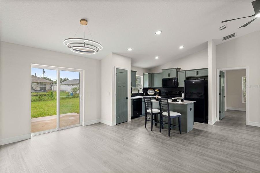 Furnished interior view inside a new home in , Dunnellon (Image 7).