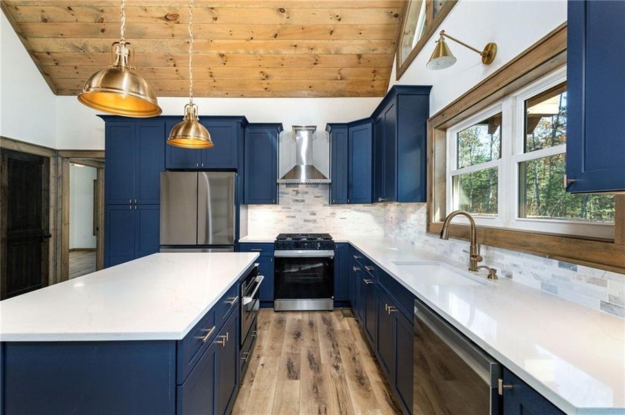 Furnished interior view inside a new home in , Ellijay (Image 9).