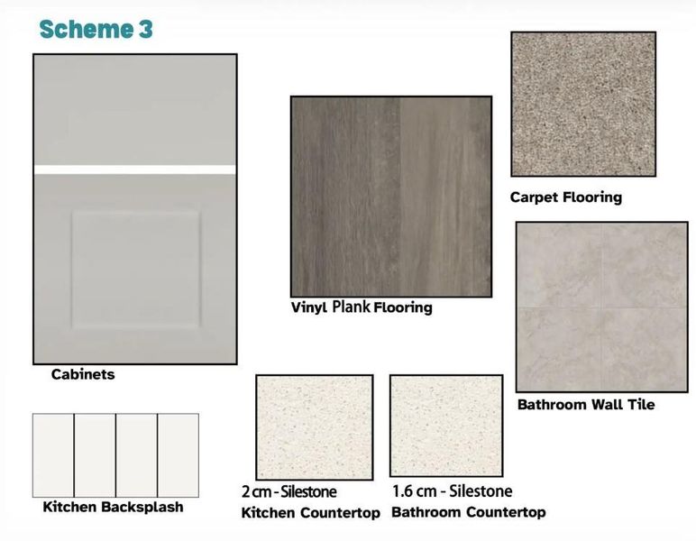 Interior Scheme Representative Interior Scheme Representative