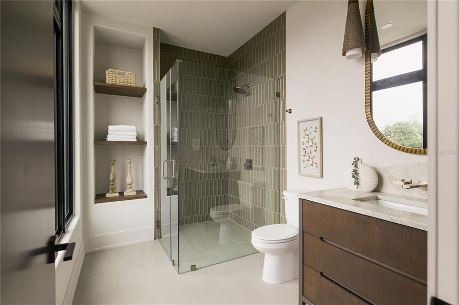 Furnished interior view inside a new home in , Tampa (Image 14). Furnished interior view inside a new home in , Tampa (Image 14).