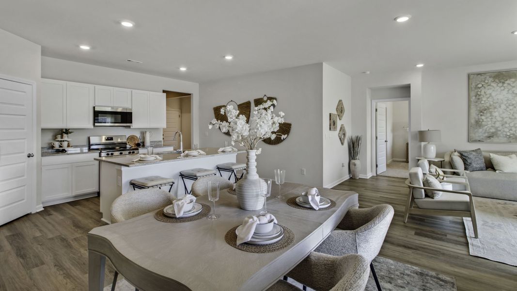Furnished interior view inside a new home in Bailey Park, Fayetteville (Image 22).