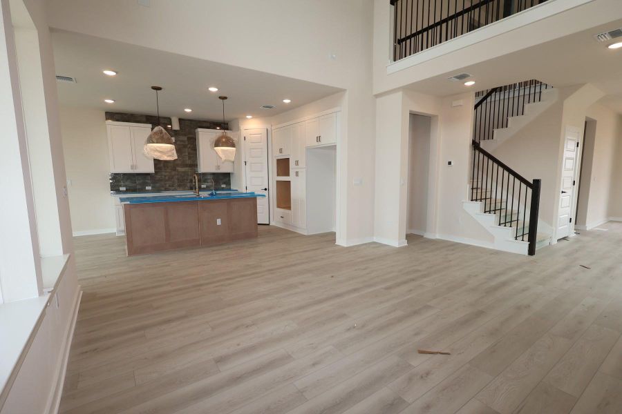Spacious, unfurnished interior of a new home in Terrace Collection At Turner's Crossing, Buda (Image 9).
