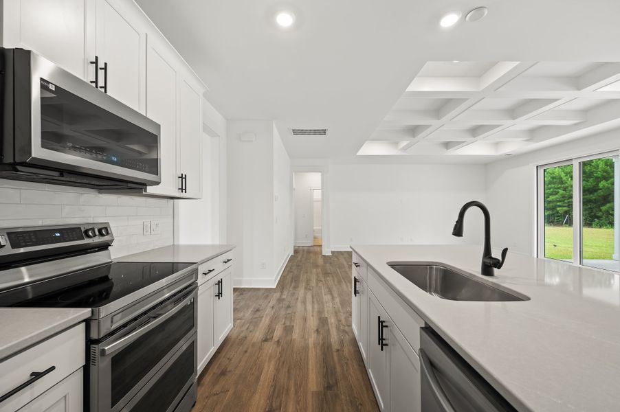 Furnished interior in a model home at Anderson County Homes in Anderson (Image 7).