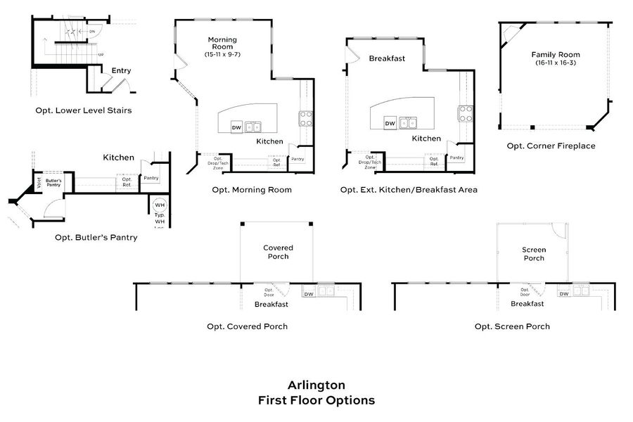 Image 7 representing the Arlington by DRB Homes in Blake Pond, Lillington, NC.