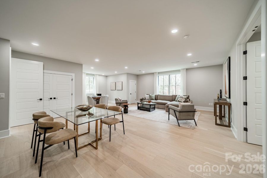 Furnished interior view inside a new home in , Weddington (Image 30).