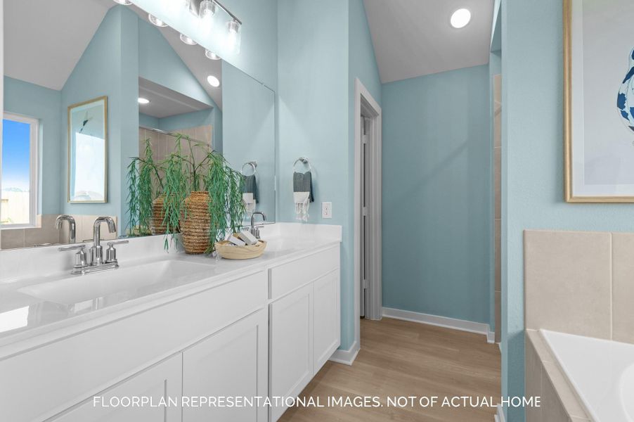 Furnished interior view inside a new home in Moran Ranch, Willis (Image 11).