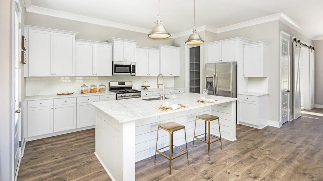 Furnished interior view inside a new home in Heron's Walk at Summers Corner, Summerville (Image 8).