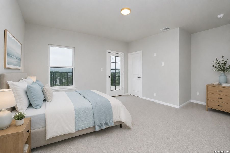 Furnished interior view inside a new home in , San Antonio (Image 16).