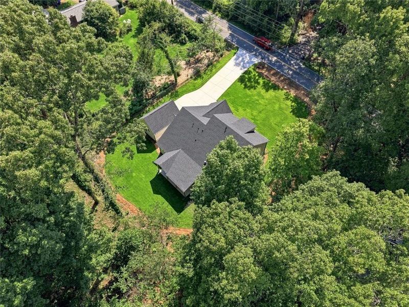 Front exterior of a new home in , Marietta, GA, highlighting curb appeal (Image 19).