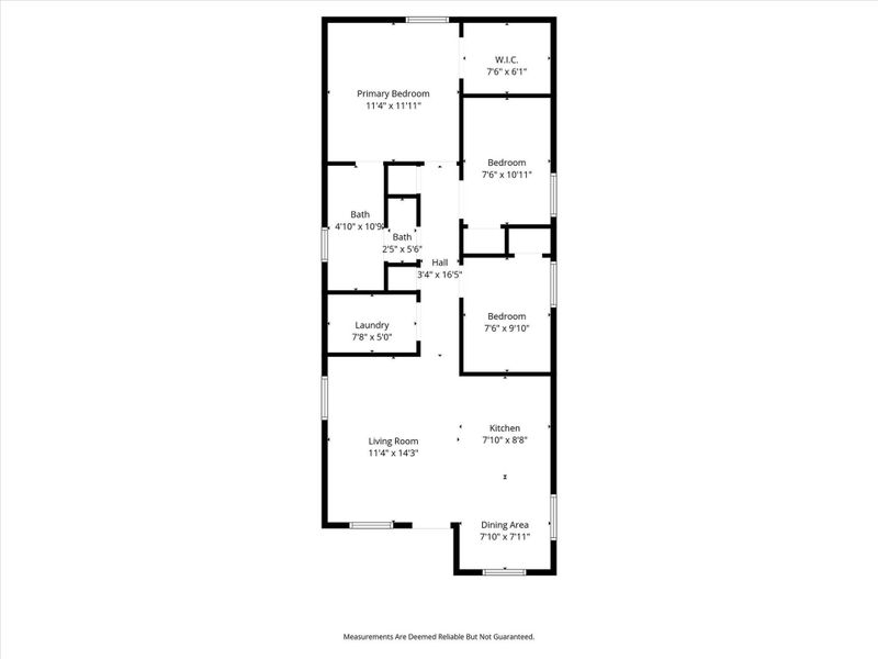 2D floor plan layout of this home in , Hickory, NC (Image 4).