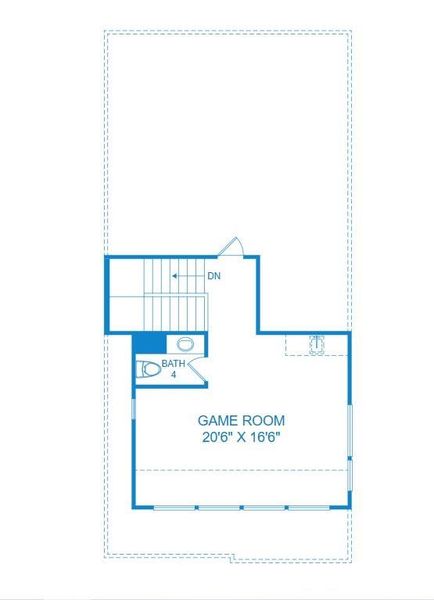 2D floor plan layout of this home in , Houston, TX (Image 3).