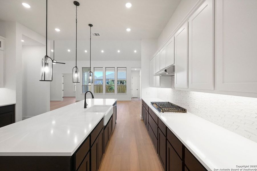 Furnished interior view inside a new home in Davis Ranch: 60ft. lots, San Antonio (Image 8).