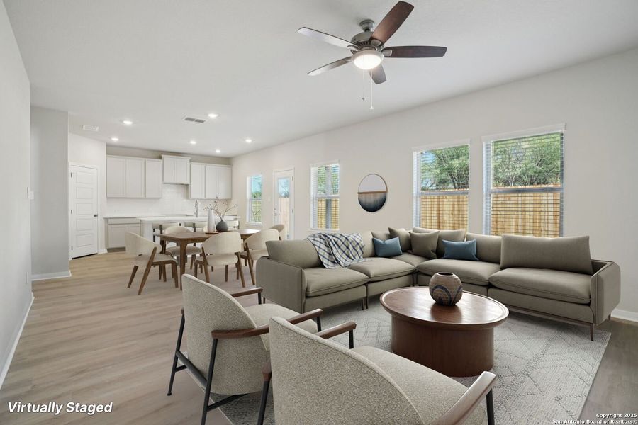 Furnished interior view inside a new home in Royal Crest, San Antonio (Image 12).