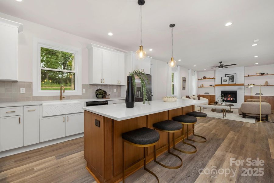 Furnished interior view inside a new home in , Charlotte (Image 4).
