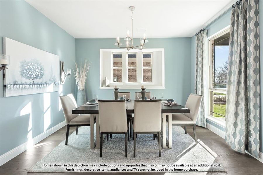 Furnished interior view inside a new home in Silo Mills, Joshua (Image 14).