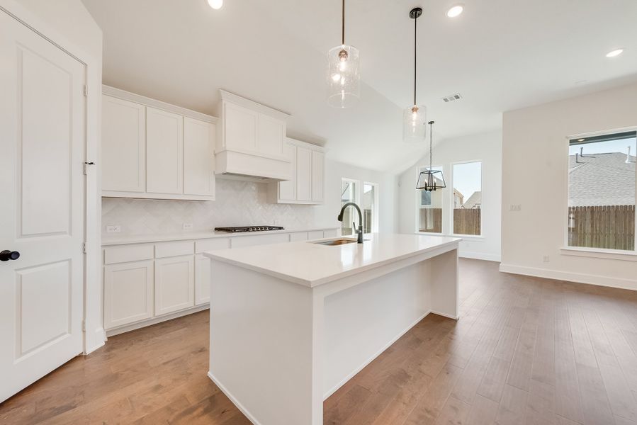 Furnished interior view inside a new home in Tavolo Park, Fort Worth (Image 9).