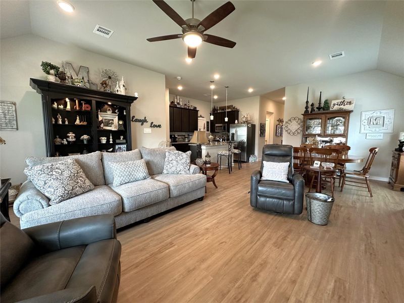 Furnished interior view inside a new home in Lone Star Landing, Montgomery (Image 17).