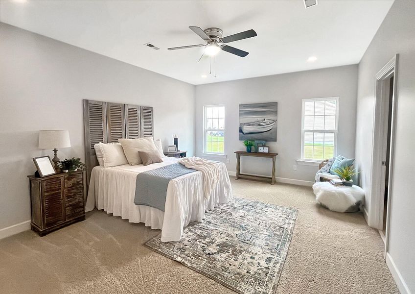 Furnished interior view inside a new home in , St. Stephen (Image 7).