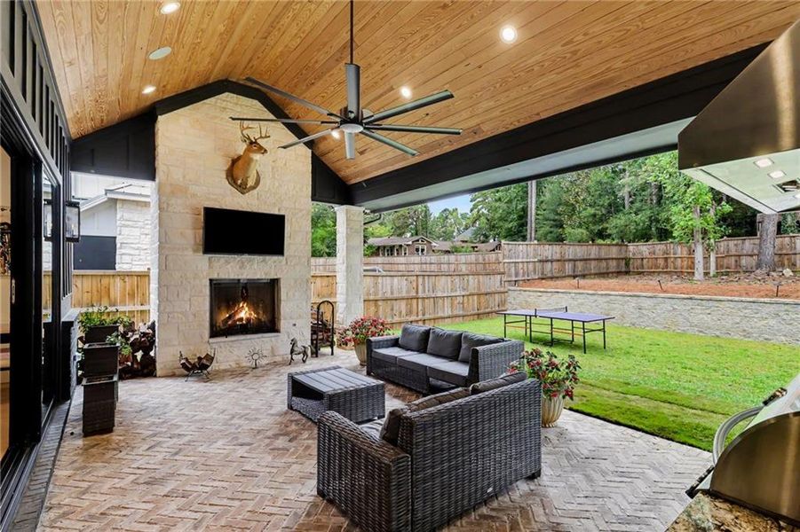 Exterior details and patio area of a home in , Alpharetta (Image 3).