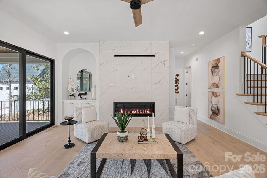 Furnished interior view inside a new home in , Mooresville (Image 9).