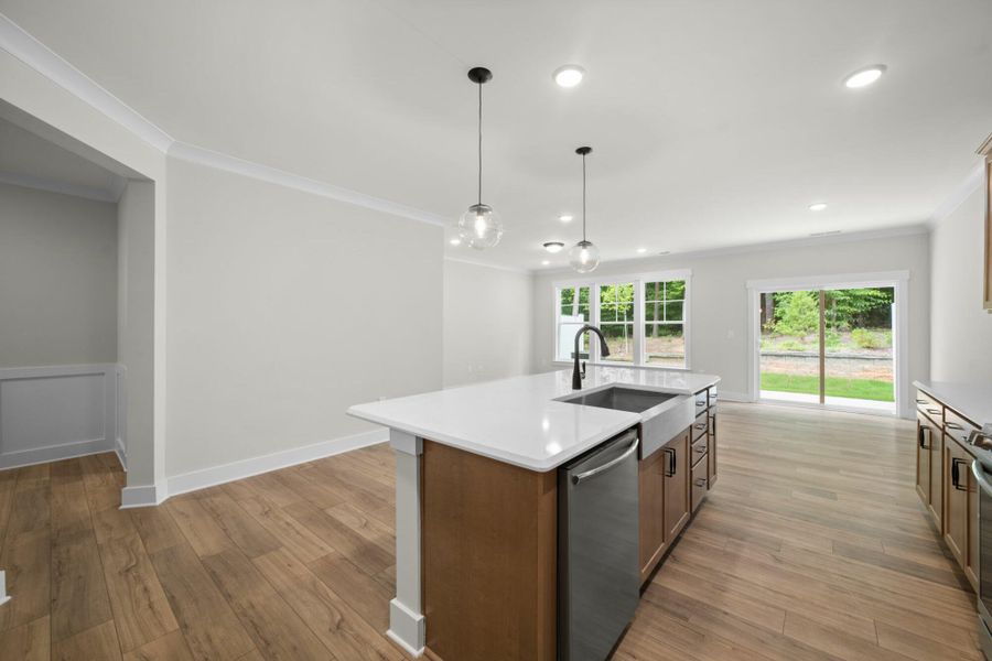 Furnished interior view inside a new home in Harbor Crossing, Greensboro (Image 10).