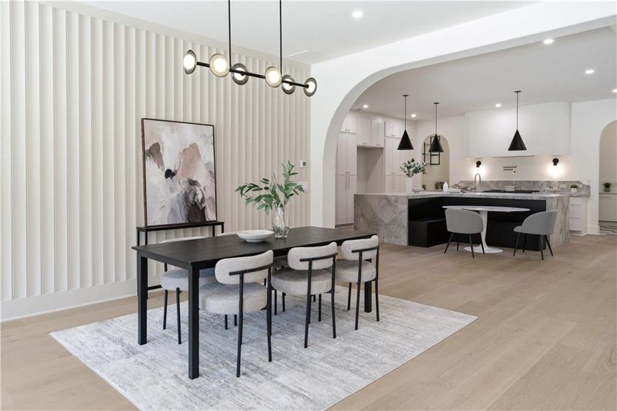 Furnished interior view inside a new home in , Lawrenceville (Image 10).