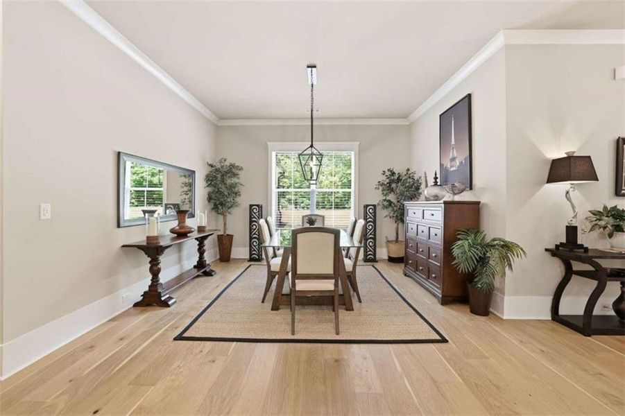 Furnished interior view inside a new home in , Clarkesville (Image 60).