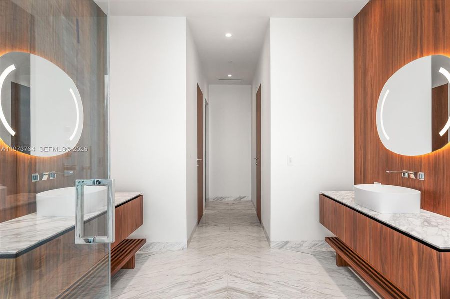 Furnished interior view inside a new home in , Miami (Image 4).