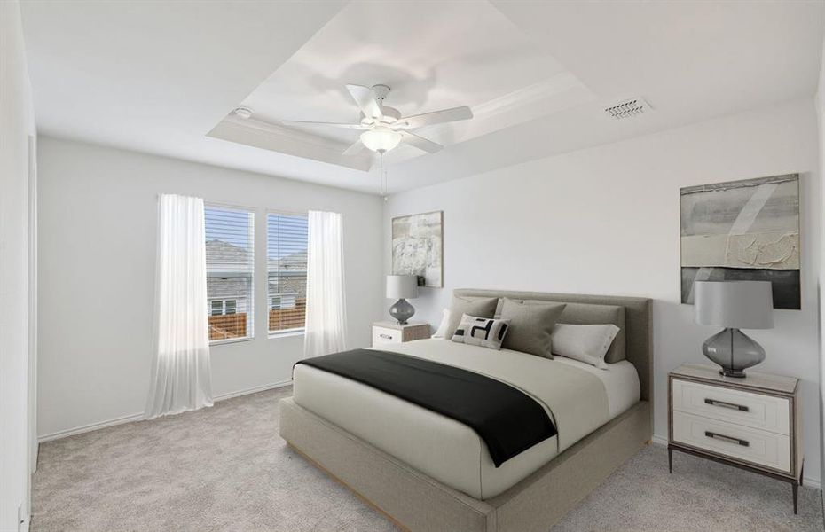 *Virtual Representation - Spacious owner's suite with private bath *Virtual Representation - Spacious owner's suite with private bath
