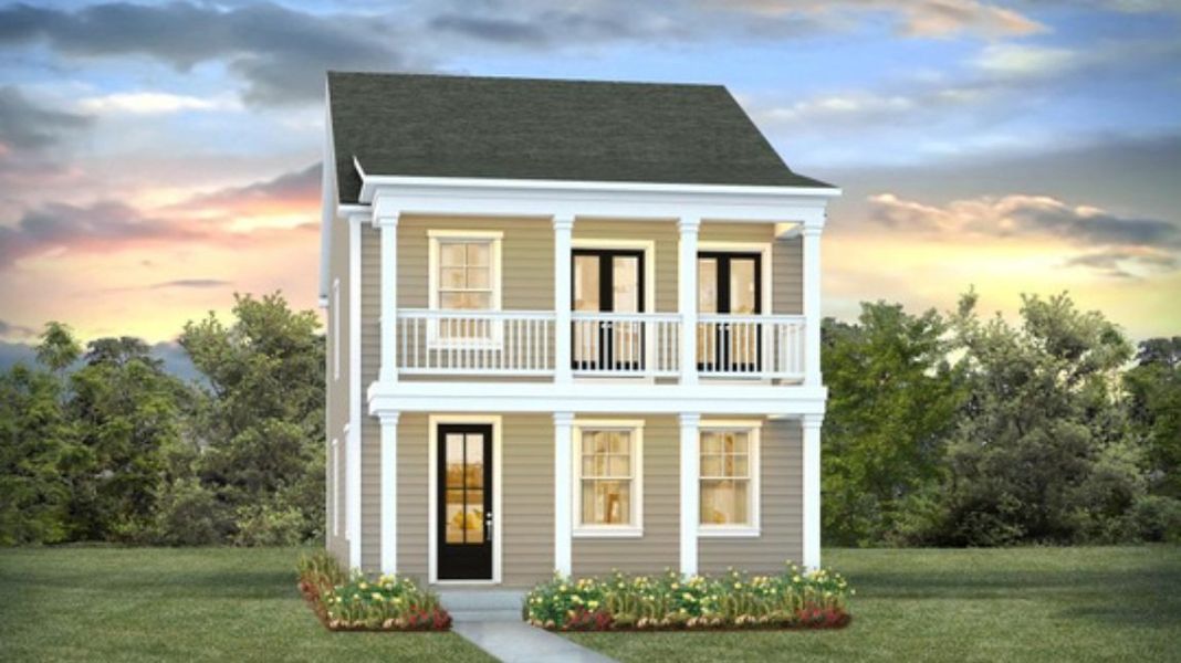 Representative exterior photo of a completed home built from the HABERSHAM by D.R. Horton in Rivers Reach, Yemassee, SC (Image 2).