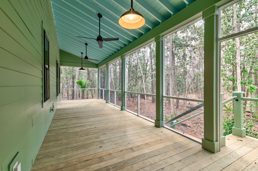 Exterior details and patio area of a home in , Johns Island (Image 4). Exterior details and patio area of a home in , Johns Island (Image 4).