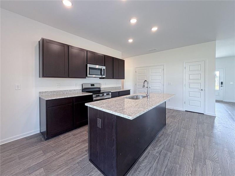 Furnished interior view inside a new home in , Rockmart (Image 4).