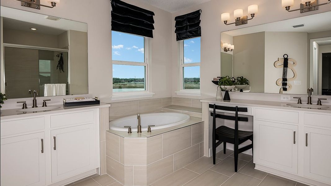 Furnished interior view inside a new home in Ardisia Park, New Smyrna Beach (Image 34).