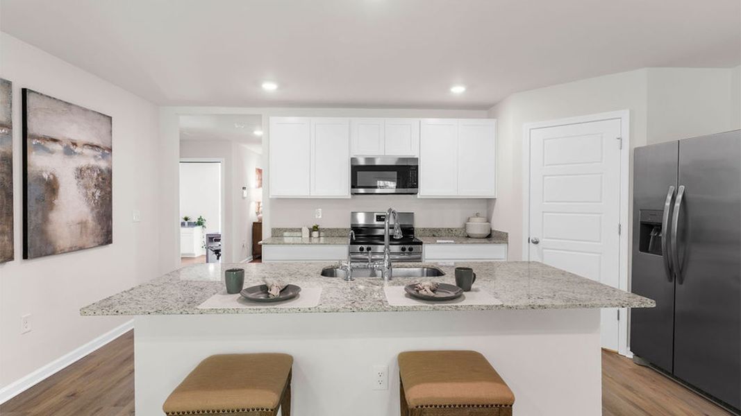 Furnished interior view inside a new home in Wesley Park, Crawfordville (Image 23).
