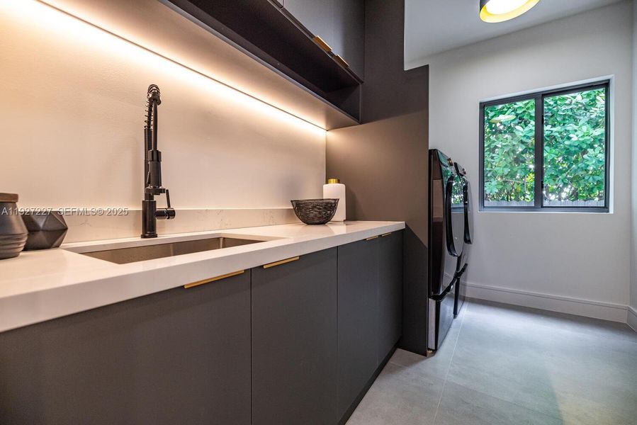 Furnished interior view inside a new home in , Biscayne Park (Image 15). Furnished interior view inside a new home in , Biscayne Park (Image 15).