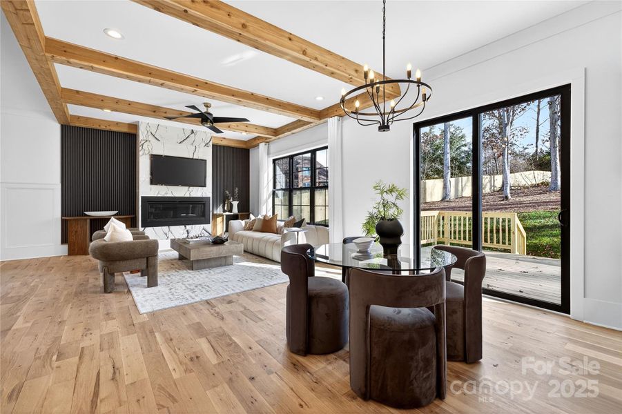 Furnished interior view inside a new home in , Charlotte (Image 30).
