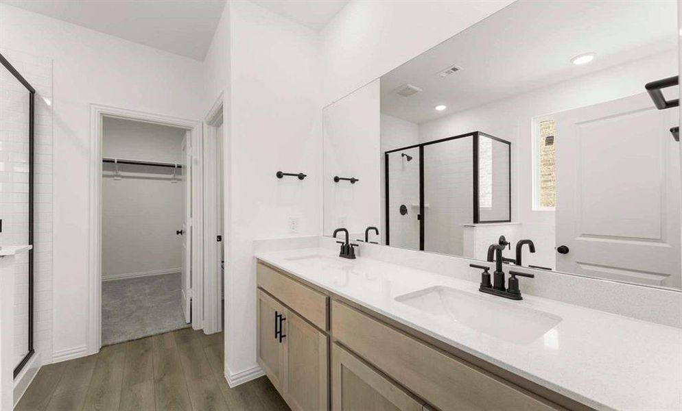 Primary Bathroom Representative Photo featuring the Foundry Collection Primary Bathroom Representative Photo featuring the Foundry Collection