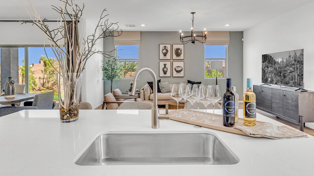 Close-up of interior finishes inside a home in Hanson Ridge, Vail (Image 18).