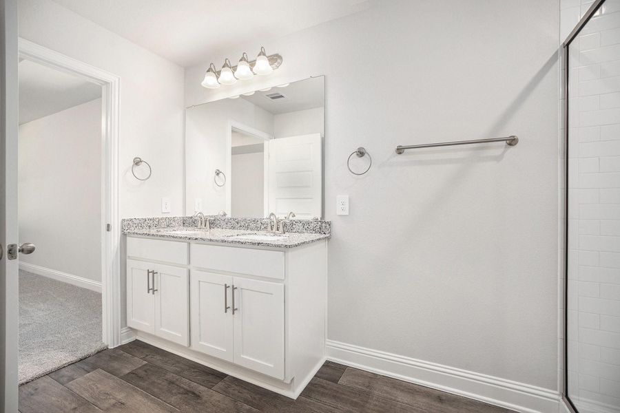 Furnished interior view inside a new home in Kiber Reserve, Angleton (Image 3).