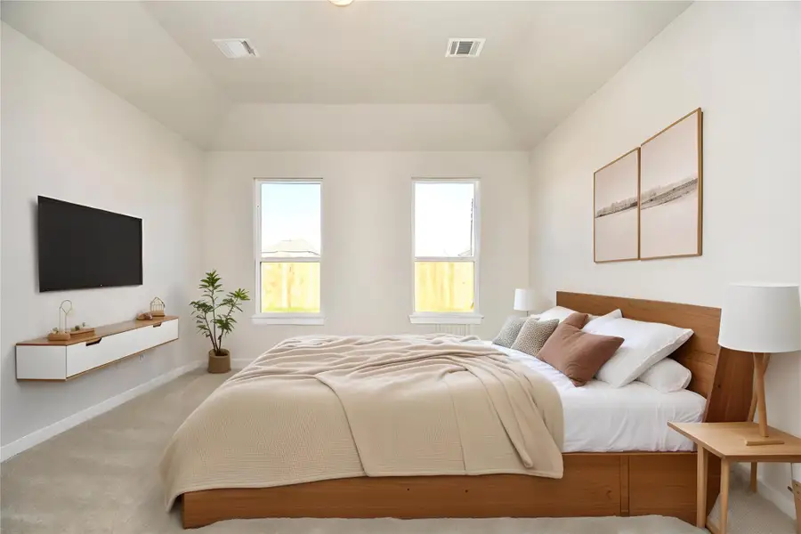 *Virtually Staged* Primary Room* Sample photo of completed home with similar floor plan. Actual colors and selections may vary.