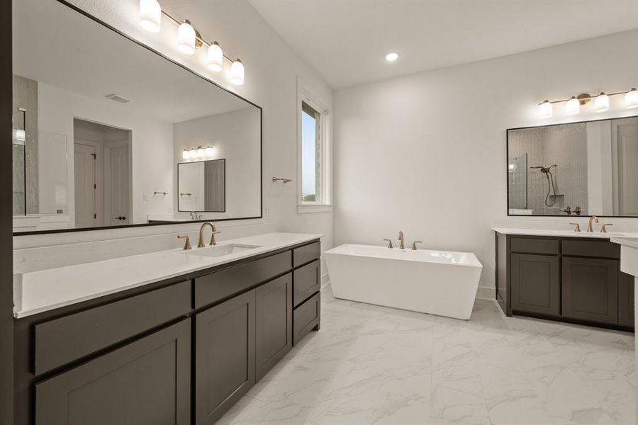 Furnished interior view inside a new home in NorthGlen, Haslet (Image 12).