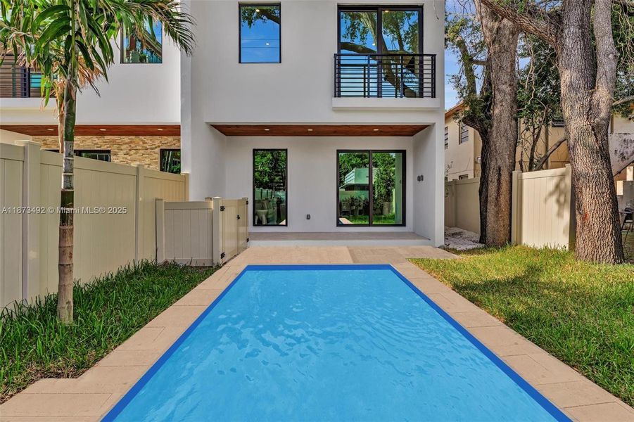 Front exterior of a new home in , Miami, FL, highlighting curb appeal (Image 2). Front exterior of a new home in , Miami, FL, highlighting curb appeal (Image 2).