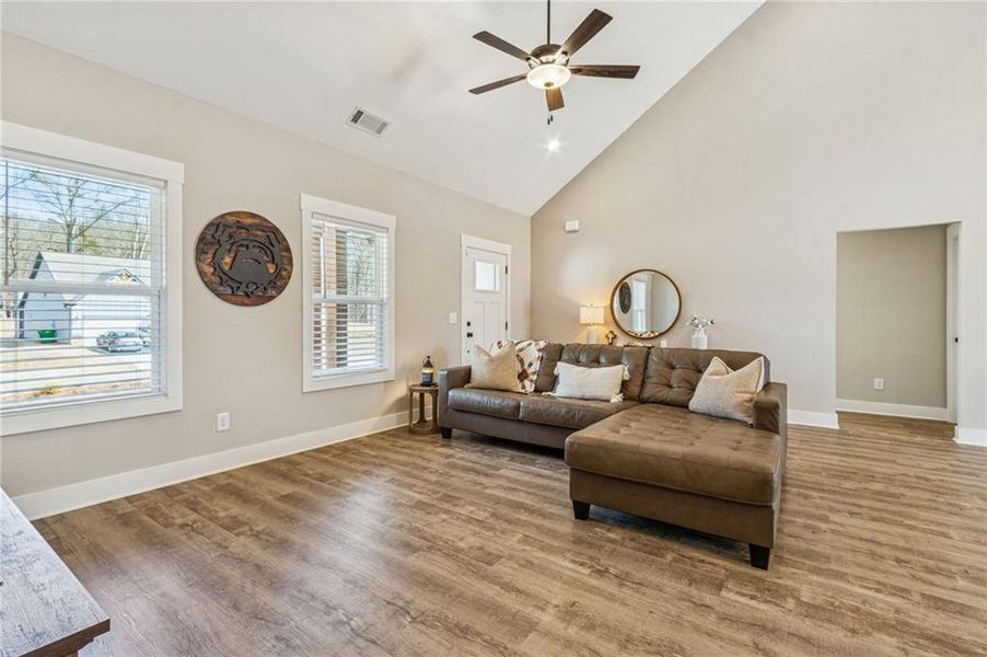 Furnished interior view inside a new home in , Maysville (Image 6).