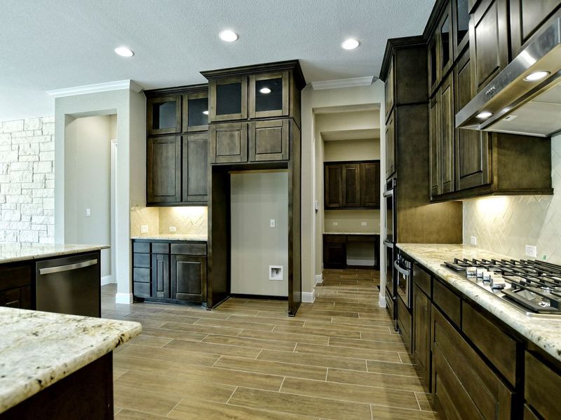 Representative furnished interior of a home built from the Siena II by Giddens Homes in Clearwater Ranch, Liberty Hill (Image 89).