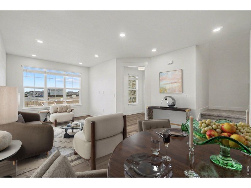 Furnished interior view inside a new home in Eagle Brook Meadows, Loveland (Image 8).