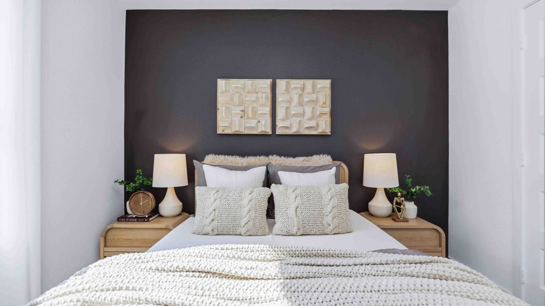 Furnished interior view inside a new home in Grand West, Houston (Image 3).