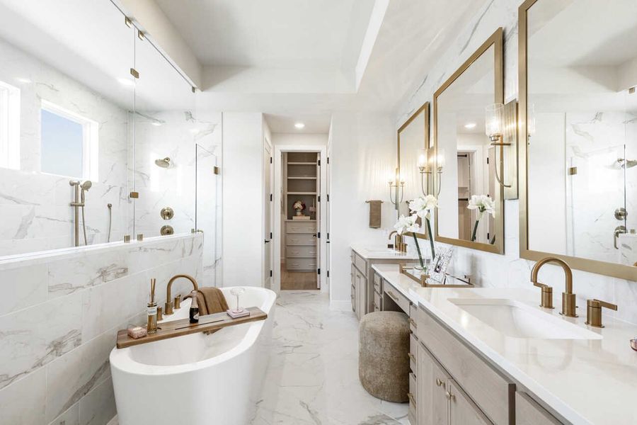 Representative Primary Bathroom - some options shown