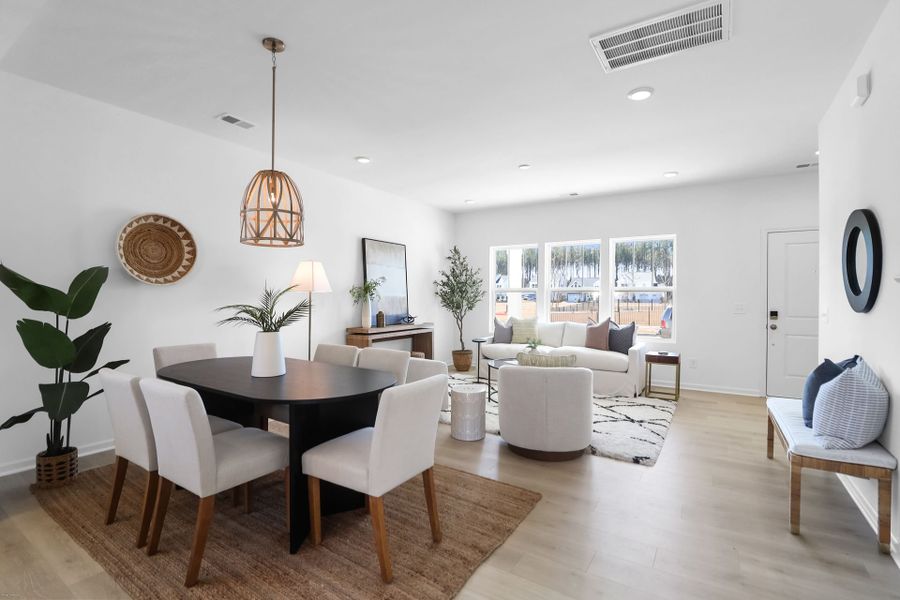 Furnished interior view inside a new home in Homecoming, Ravenel (Image 11).